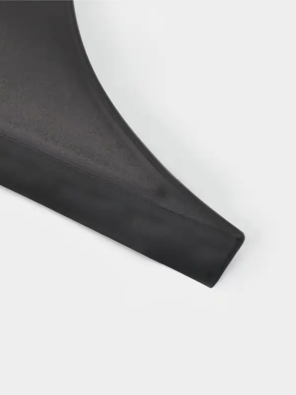 Водосгон Доляна Meli, бамбуковая ручка, 23&times;23 см, чёрный