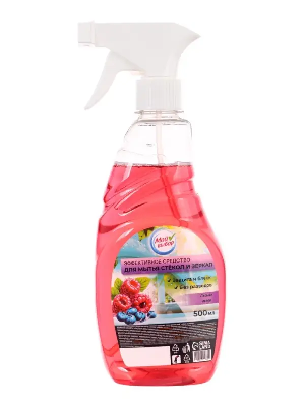 Средство для мытья стекол Мой выбор, &laquo;Лесные ягоды&raquo;, 500 мл
