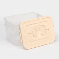 Контейнер для хранения с крышкой, 6.5 л, 31&times;20&times;18 см, пластик, МИКС