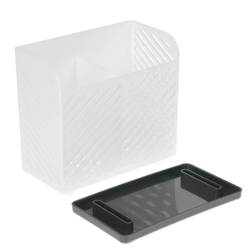 Подставка для столовых приборов тм VETTA, 15х8х14см, полипропилен, цвет белый