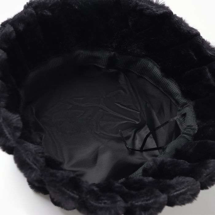 Панама зимняя MINAKU, цвет черный, р-р 56-58