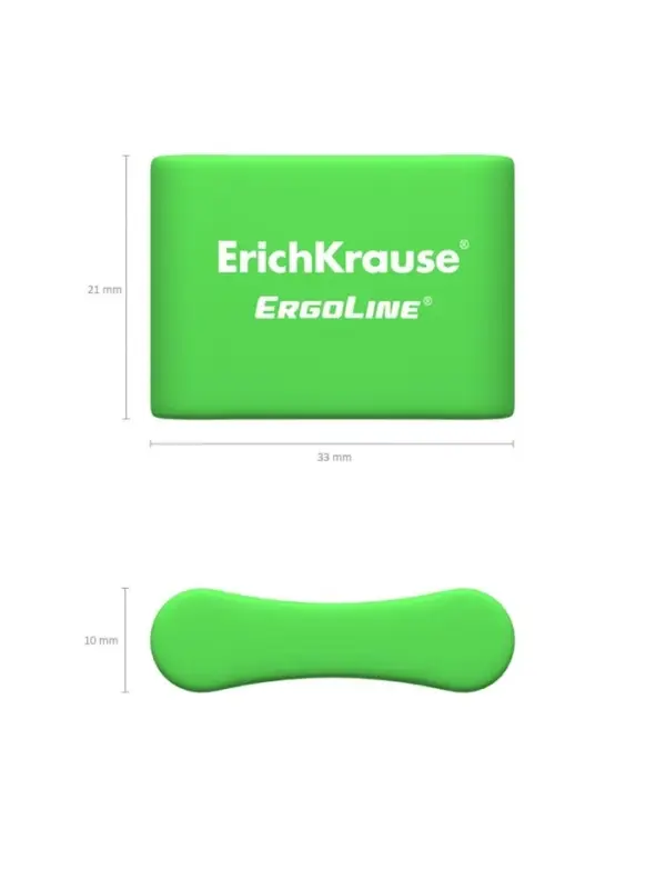 Ластик ErichKrause ErgoLine Pillow, 33&times;21&times;8 мм, мягкий, гипоаллергенный, микс