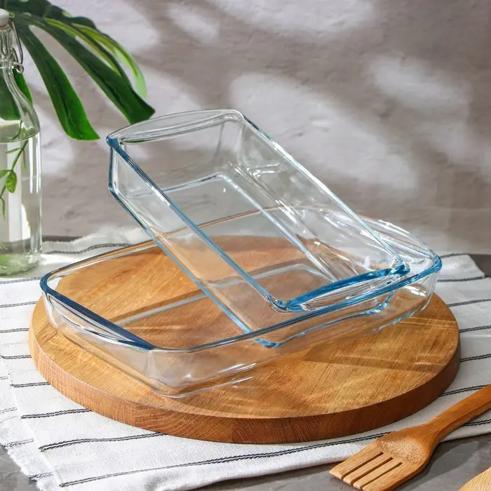 Набор форм из жаропрочного стекла для запекания Borcam, 2 предмета: 1,95 л, 1,32 л, 33,5×19 см, 26×14,8 см Набор форм из жаропрочного стекла для запекания Borcam, 2 предмета: 1,95 л, 1,32 л, 33,5×19 см, 26×14,8 см