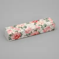 Коробка для конфет, кондитерская упаковка, 5 ячеек, «Цветы», 5 х 21 х 3.3 см