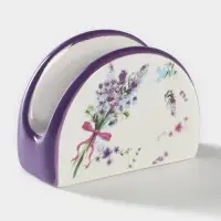 Салфетница Доляна «Лаванда», 9,5×7×4,3 см Салфетница Доляна «Лаванда», 9,5×7×4,3 см