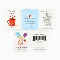 Набор мини-открыток в коробке с местом для подписи «Любовь», 35 штук, 8 x 10 см Набор мини-открыток в коробке с местом для подписи «Любовь», 35 штук, 8 x 10 см