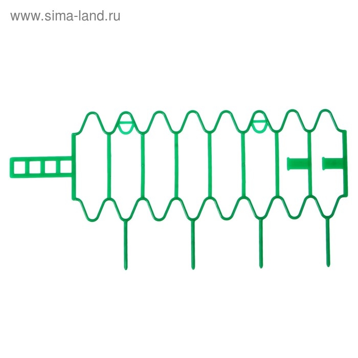 Кустодержатель для клубники, d = 15 см, h = 18 см, пластик, набор 10 шт., зелёный, «Волна»