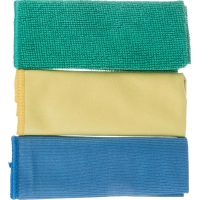 Салфетки хозяйственные Luscan из микрофибры 30х30см д/мебели, стекол 3шт/уп