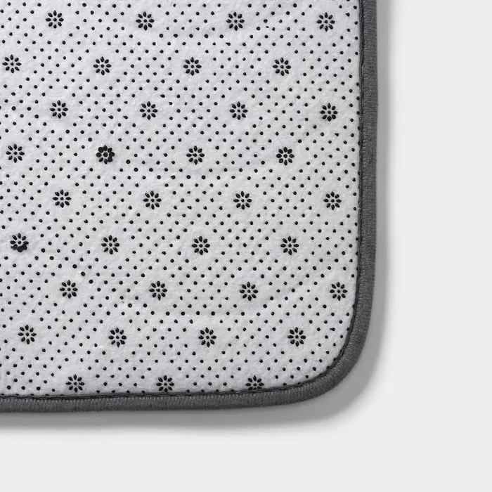 Коврики для ванной и туалета Доляна &laquo;Волна&raquo;, 2 шт., 40&times;50 см, 50&times;80 см, серые