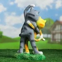Садовая фигура из полистоуна &laquo;Кошки&raquo;, 18&times;12&times;32 см