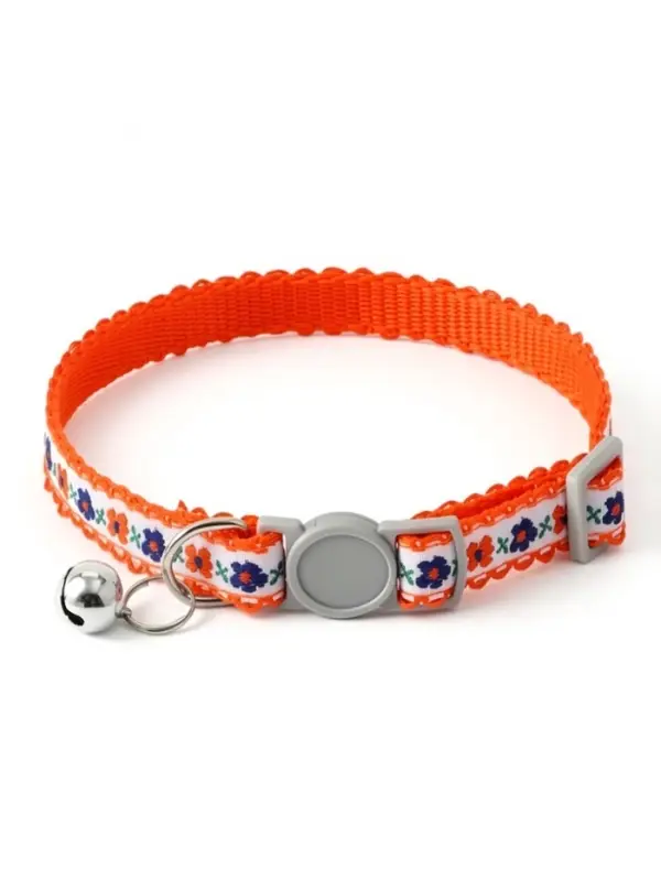 Набор ошейников для кошек &laquo;По-полюшку&raquo;, 30&times;1 см, розовый, зелёный