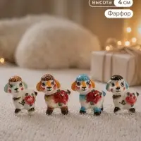 Фигурка &laquo;Долли в шапочке&raquo;, 5&times;4 см, гжель