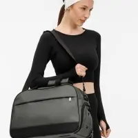 Спортивная сумка Atlantes, серая с черным Спортивная сумка Atlantes, серая с черным