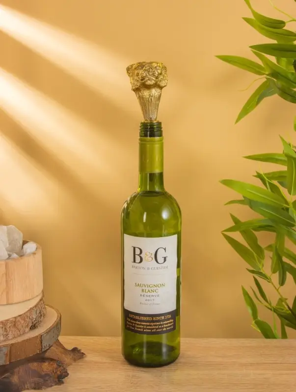 Пробка для бутылок  Пробка для бутылок "Лев" 5х5х13 см, алюминий