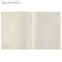 Тетрадь предметная 48 листов в клетку Calligrata, «Чёрное-белое. Биология», обложка мелованная бумага, серые листы