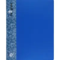 Папка с 100 вкладышами А4, 700 мкм, Calligrata, карман на корешке, синяя