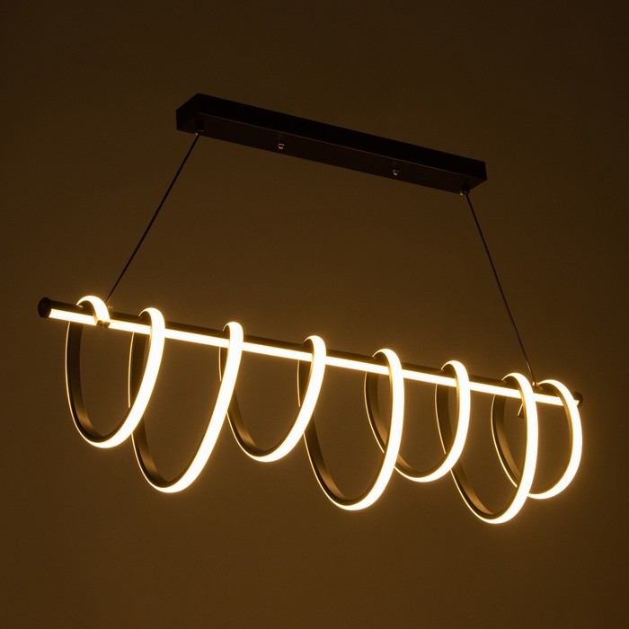 Светильник с ПДУ Светильник с ПДУ "Аксел" LED 120Вт 3000-6000К черный 90х25х18 см