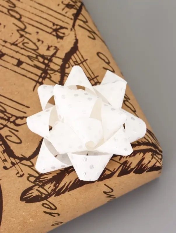 Подарочный Бант - звезда №5, для упаковки подарков, набор 50 шт., МИКС