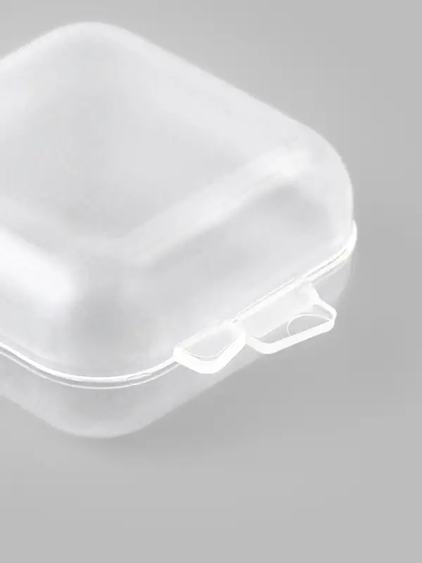 Коробочка для мелочей 3,5*3,5*1,8см (наб 30шт цена за наб) пластик прозрачн