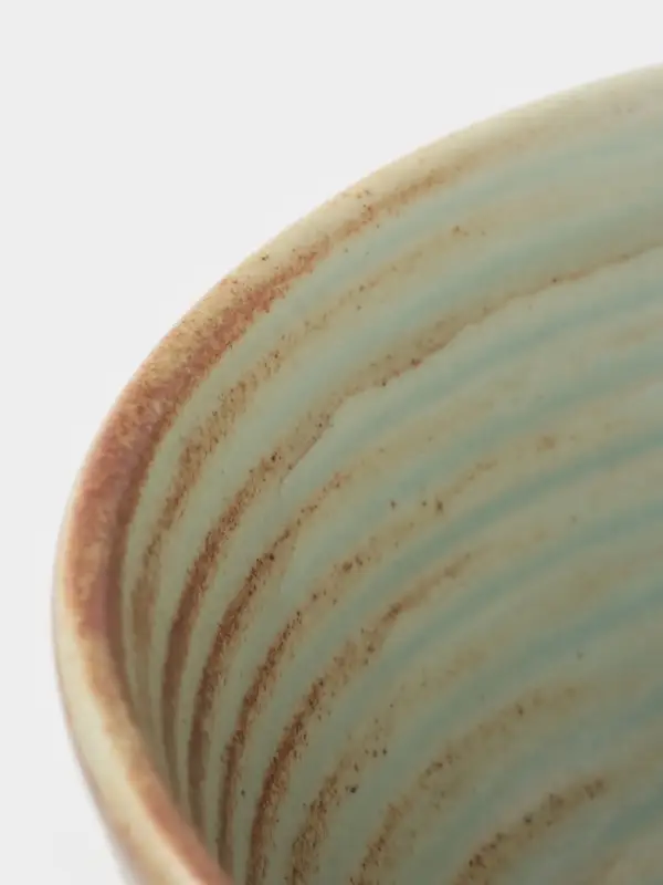 Салатник Magistro Sand Ripples, d=12.5 см, 400 мл, фарфор, голубой