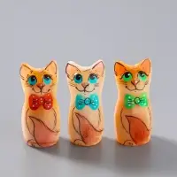Фигурка &laquo;Кошечка мини&raquo;, 4.5&times;2.3 см, селенит, МИКС