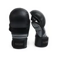 Перчатки для ММА гибрид FIGHT EMPIRE, BLACK-L, чёрные, размер S