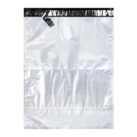 Курьер-пакет, без печати, с карманом,340x460+40, 50 мкм(50шт/уп)