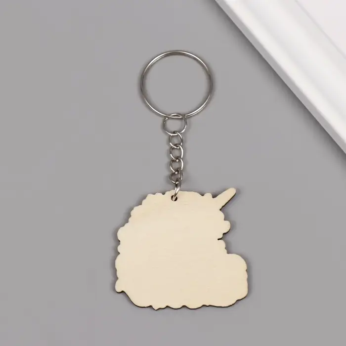 Брелок дерево  Брелок дерево "Семья единорогов" 4х4,2х0,3 см