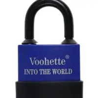 Замок навесной, 55 мм, медный цилиндр, влагозащищенный, короткая дужка, 3 ключа МИКС