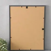 Фоторамка для фото 30х40 см "Oframe", пластик, серебро, (пластиковый экран)