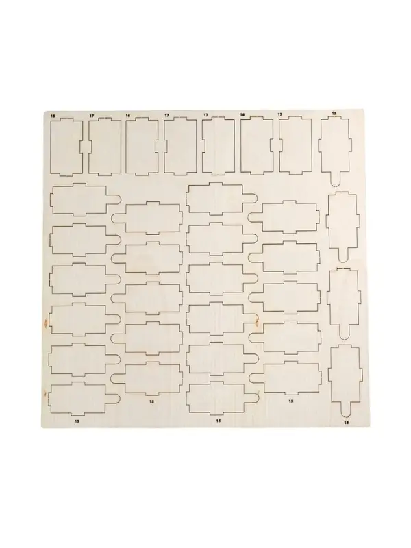 Лесная мастерская Игровой набор  Лесная мастерская Игровой набор "Адвент- календарь" деревянный, 31 задание