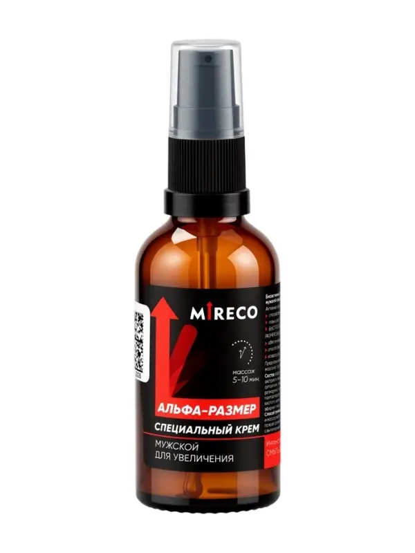Крем мужской &laquo;Альфа-размер&raquo; &laquo;МирЭко&raquo; стекло, 50 мл