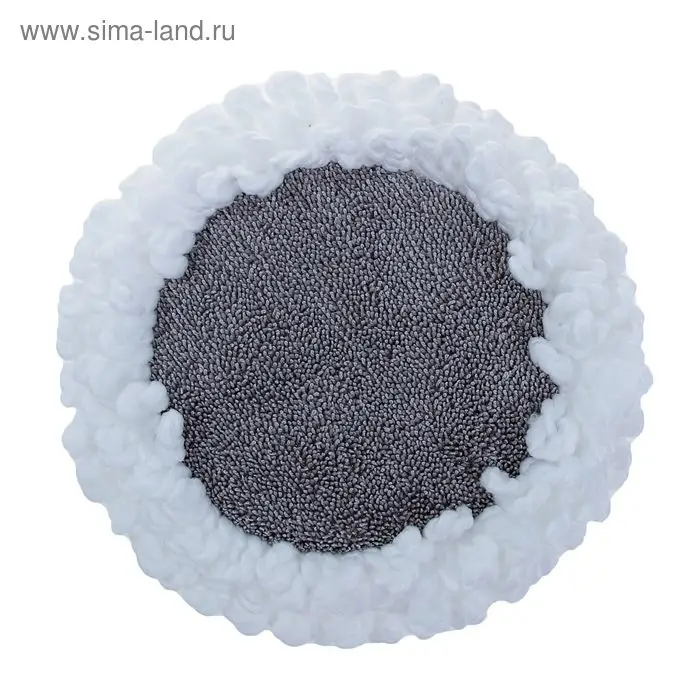 Насадка для плоской швабры с распылителем, d=14 см, микрофибра, цвет серый Насадка для плоской швабры с распылителем, d=14 см, микрофибра, цвет серый