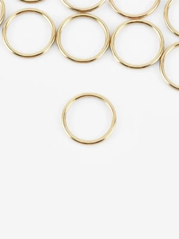 Кольцо для бретелей, металлическое, 10 мм, 20 шт., цвет золотой Кольцо для бретелей, металлическое, 10 мм, 20 шт., цвет золотой