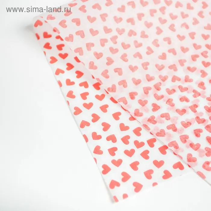 Бумага упаковочная тишью «Little hearts», 50 х 70 см Бумага упаковочная тишью «Little hearts», 50 х 70 см