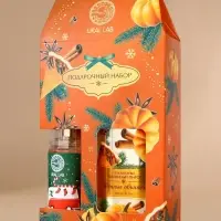 Подарочный набор URAL LAB «Тёплые объятия»: гель для душа 300 мл и мист для тела 88 мл, Новый Год