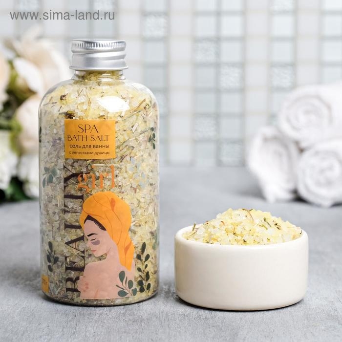 Соль для ванны с лепестками душицы Beauty girl, 370 г, BEAUTY FOX Соль для ванны с лепестками душицы Beauty girl, 370 г, BEAUTY FOX