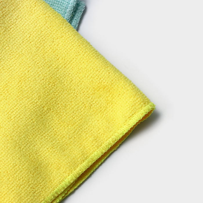 Салфетки универсальные Доляна, 220 г/м², 3 шт, 30×30 см, микрофибра, с оверлоком, цвет МИКС Салфетки универсальные Доляна, 220 г/м², 3 шт, 30×30 см, микрофибра, с оверлоком, цвет МИКС