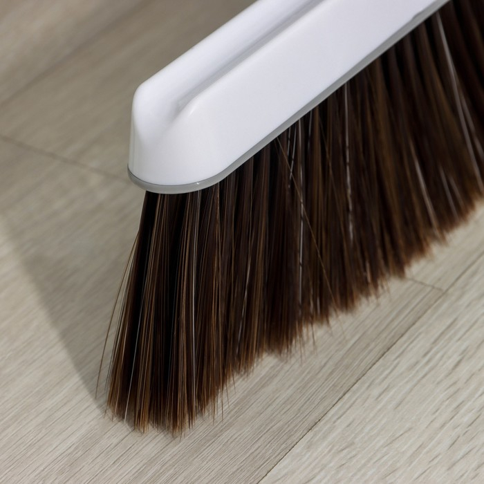 Щётка для пола Raccoon: совок 26×25 см, ручка из нержавеющей стали 97 см, щётка 26 см Щётка для пола Raccoon: совок 26×25 см, ручка из нержавеющей стали 97 см, щётка 26 см