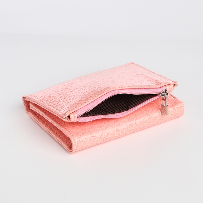 Кошелёк женский на магните, цвет розовый Кошелёк женский на магните, цвет розовый