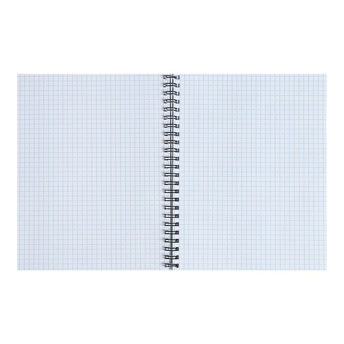Тетрадь 80 листов в клетку на гребень "Графические плакаты", обложка мелованный картон, матовая ламинация, выборочный лак, МИКС