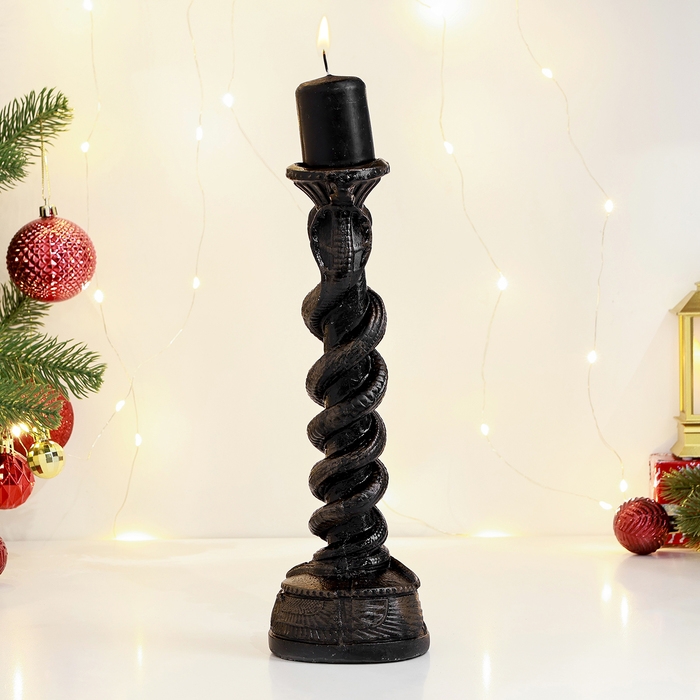Подсвечник Подсвечник "Змея" 9см, антик