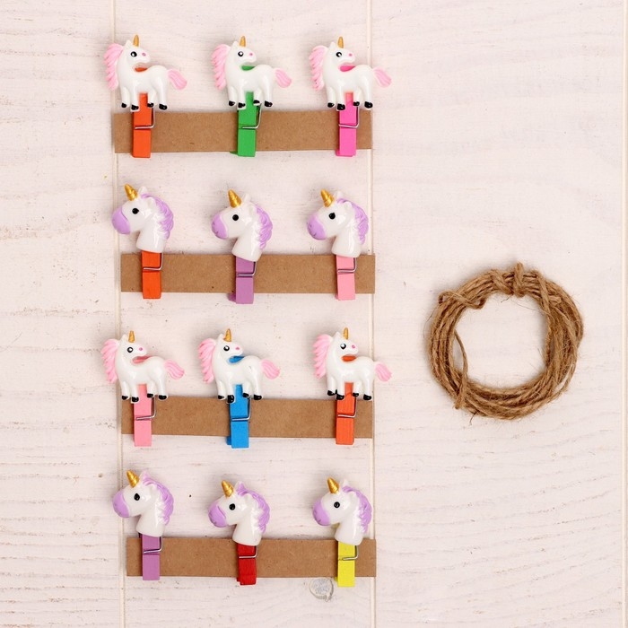 Набор для фото и декора &laquo;Единороги&raquo; 12 шт.