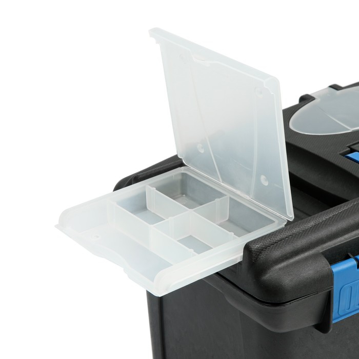 Ящик для инструмента ТУНДРА, 16 Ящик для инструмента ТУНДРА, 16", 410 х 220 х 195 мм, пластиковый