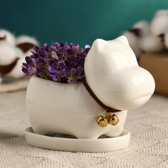 Горшок  Горшок "Собачка" 11х6,5х8,5см