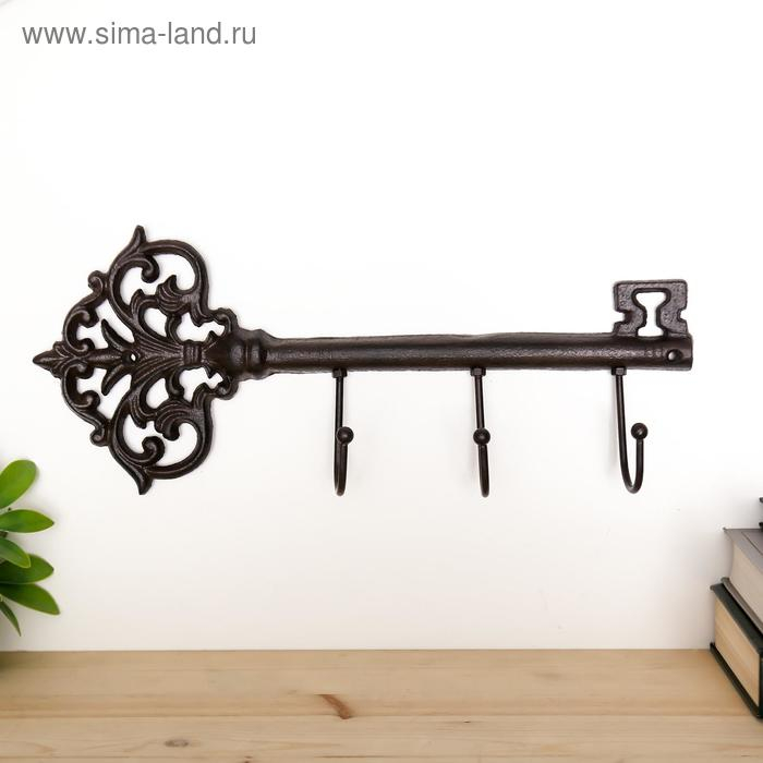 Крючки декоративные металл Крючки декоративные металл "Большой ключ" 16х38,7х5,5 см