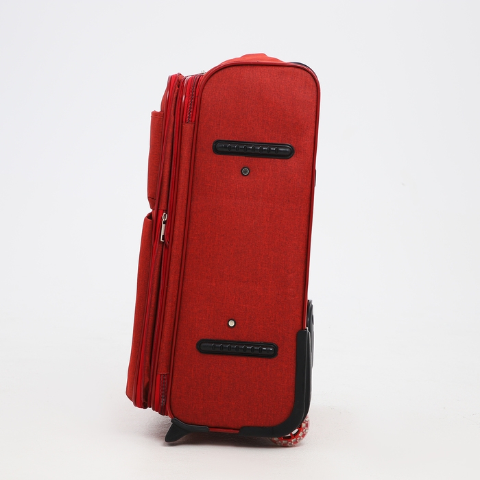 Чемодан средний 52 л (M), отдел на молнии, кодовый замок, с расширением, цвет бордовый Чемодан средний 52 л (M), отдел на молнии, кодовый замок, с расширением, цвет бордовый