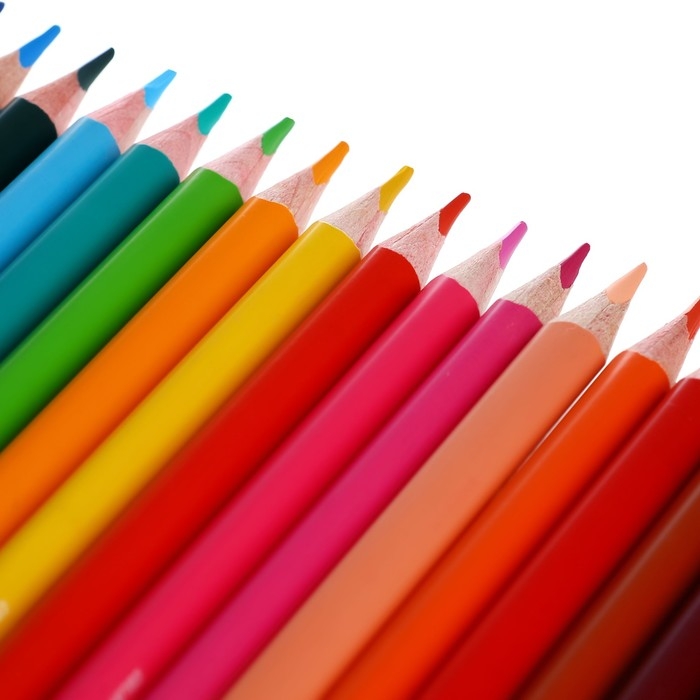 Карандаши 24 цвета BrunoVisconti Easycolor, трёхгранные Карандаши 24 цвета BrunoVisconti Easycolor, трёхгранные