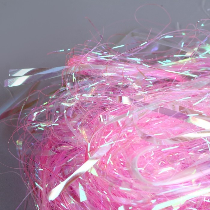 Набор для творчества и декора «Перья белые + наполнитель», цвет розовый Набор для творчества и декора «Перья белые + наполнитель», цвет розовый