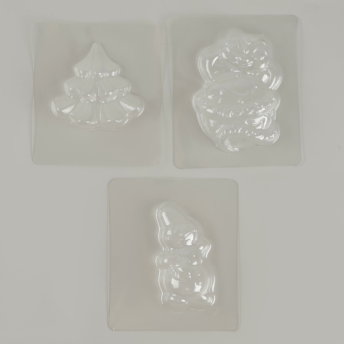 Бомбочки для ванн своими руками на новый год «Сказочный праздник», 3 формы, символ года 2025, новогодний набор для творчества Бомбочки для ванн своими руками на новый год «Сказочный праздник», 3 формы, символ года 2025, новогодний набор для творчества